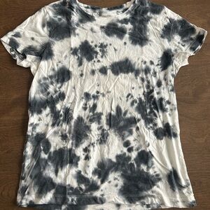 Monochrome Tie-Dye Short Sleeve Tee